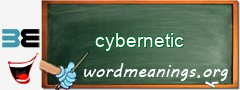 WordMeaning blackboard for cybernetic